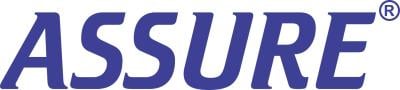 ASSURE logo in blue italic letters