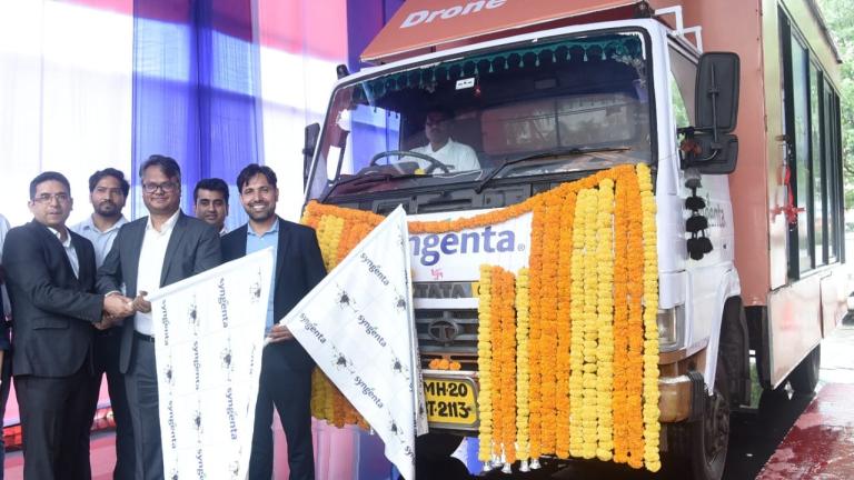 Syngenta Drone Yatra 2022 Flagoff